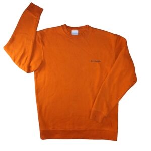 Columbia Men's Bright Orange Crewneck Sweater